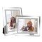 Vienrose 5x7 Picture Frame Set of 2, Glass Photo Frames Made of High Definition Real Glass Display Pictures Horizontal or Vertical for Table